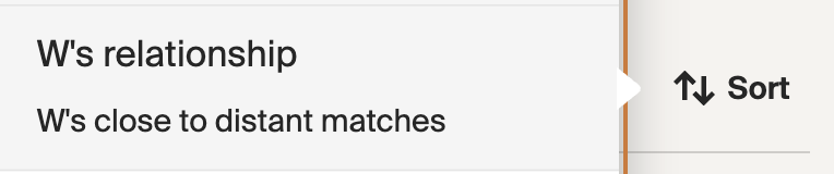 Ancestry Pro Tools sorting